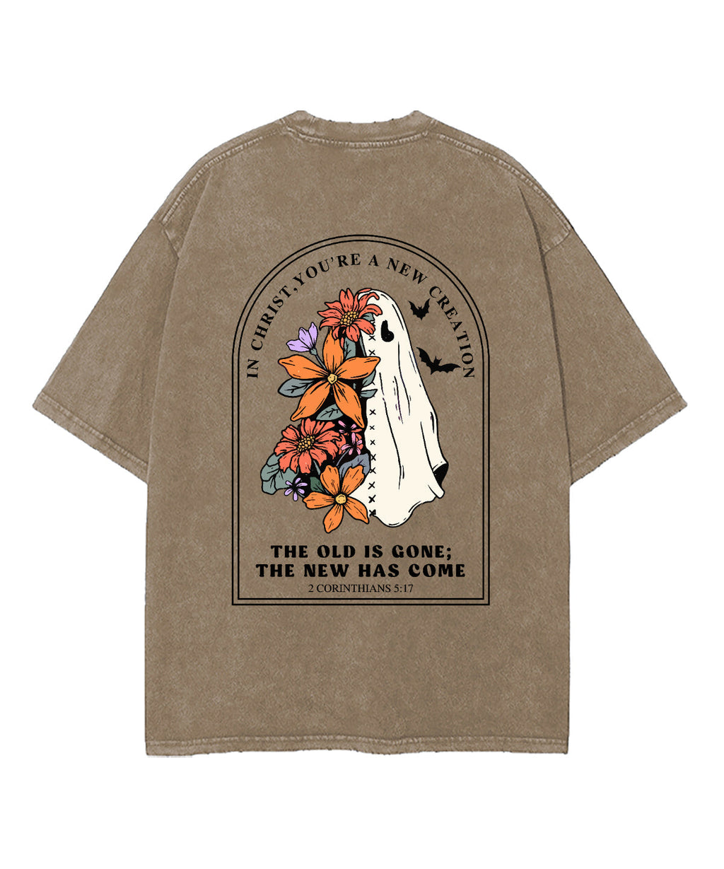 The New Was Come Double Sided Washed Christian T-shirt Hoodie, Sweatshirt | CiraTrend.com (Image 3)