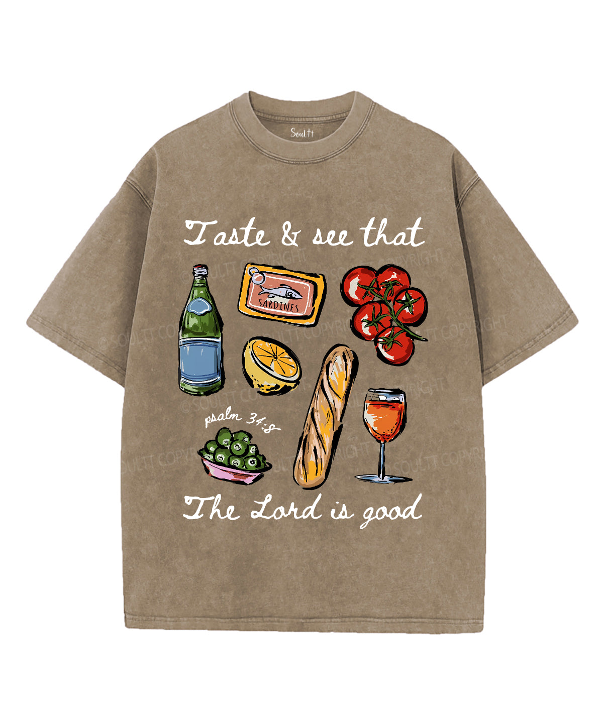 The Lord Is Good Unisex Washed Christian T-shirt Style001 Hoodie, Sweatshirt | CiraTrend.com (Image 5)