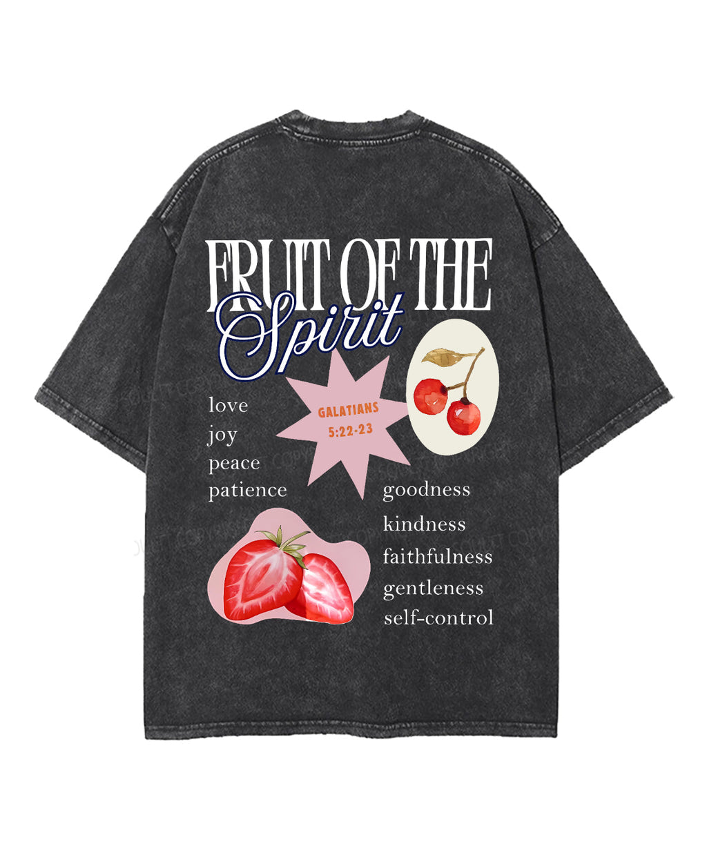 Fruit Spirit Double Sided Washed Christian Style002 T-Shirts, Hoodie, Sweatshirt