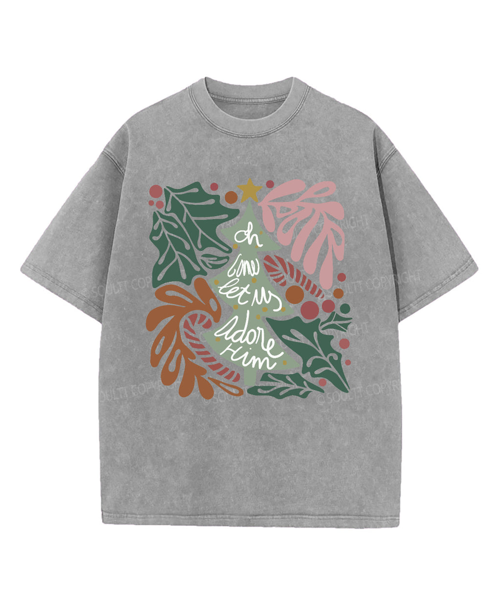 Oh Come Let Us Adore Him Washed Christian T-shirt Style002 Hoodie, Sweatshirt | CiraTrend.com (Image 5)