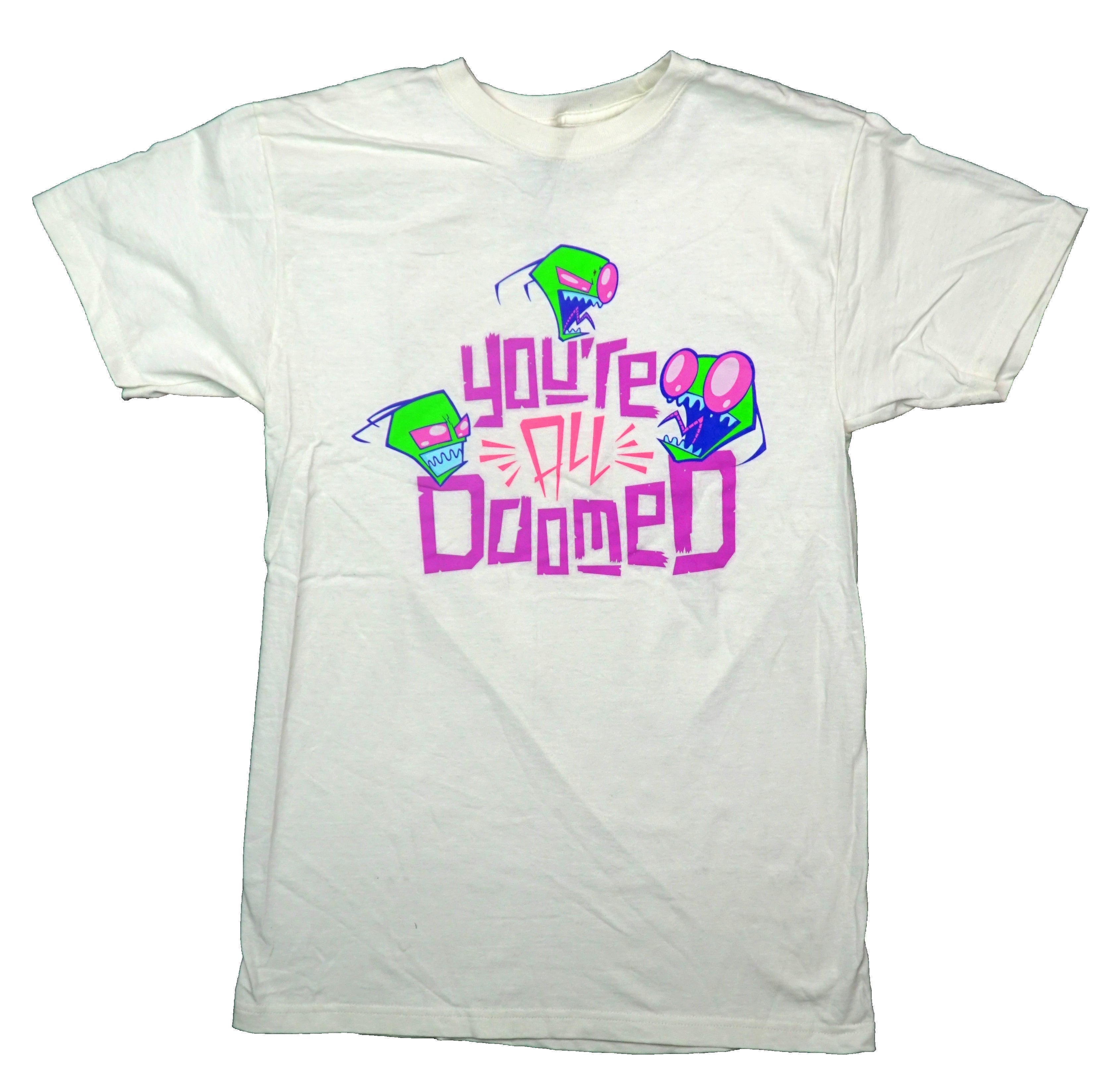 Invader Zim Mens T-Shirt -Trio of Zim Around "Your All Doomed" Hoodie, Sweatshirt | CiraTrend.com