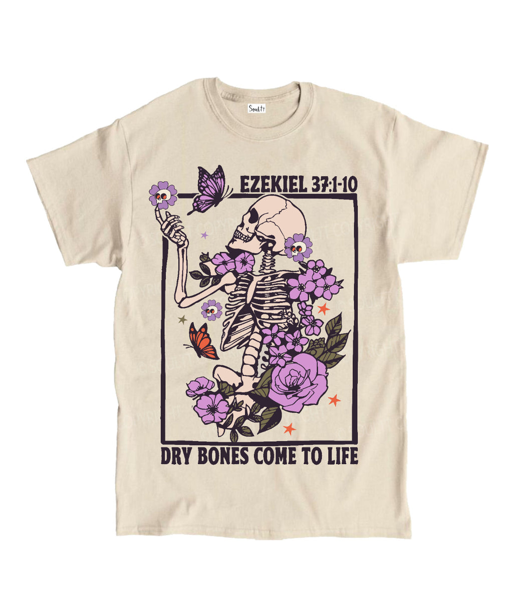 Dry Bones Come To Life Unisex Cotton Christian T-Shirt Hoodie, Sweatshirt | CiraTrend.com (Image 4)
