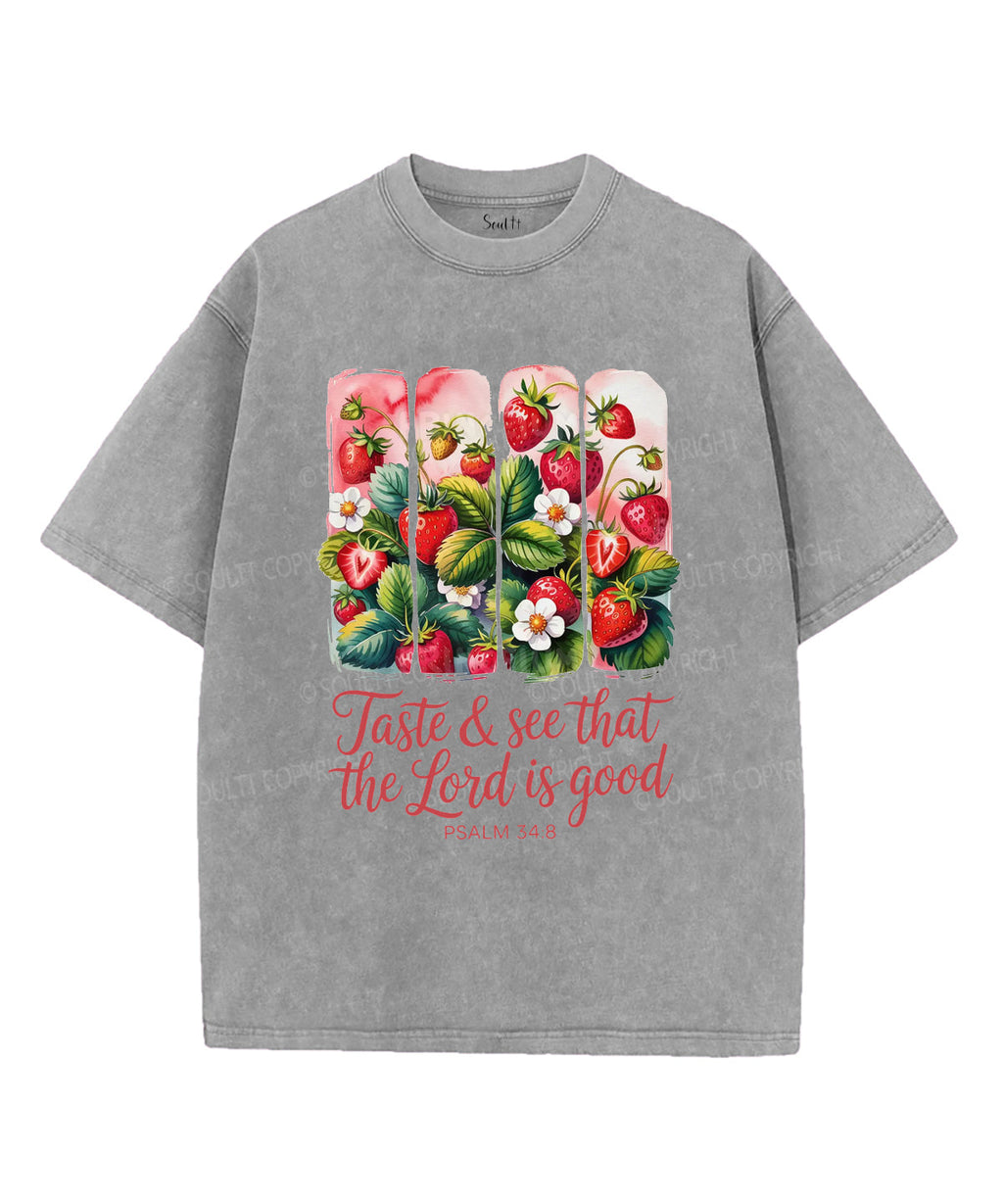 The Lord Is Good Unisex Washed Christian T-shirt Hoodie, Sweatshirt | CiraTrend.com (Image 3)