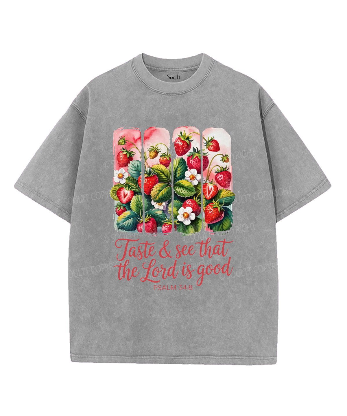 The Lord Is Good Unisex Washed Christian T-shirt Hoodie, Sweatshirt | CiraTrend.com (Image 3)