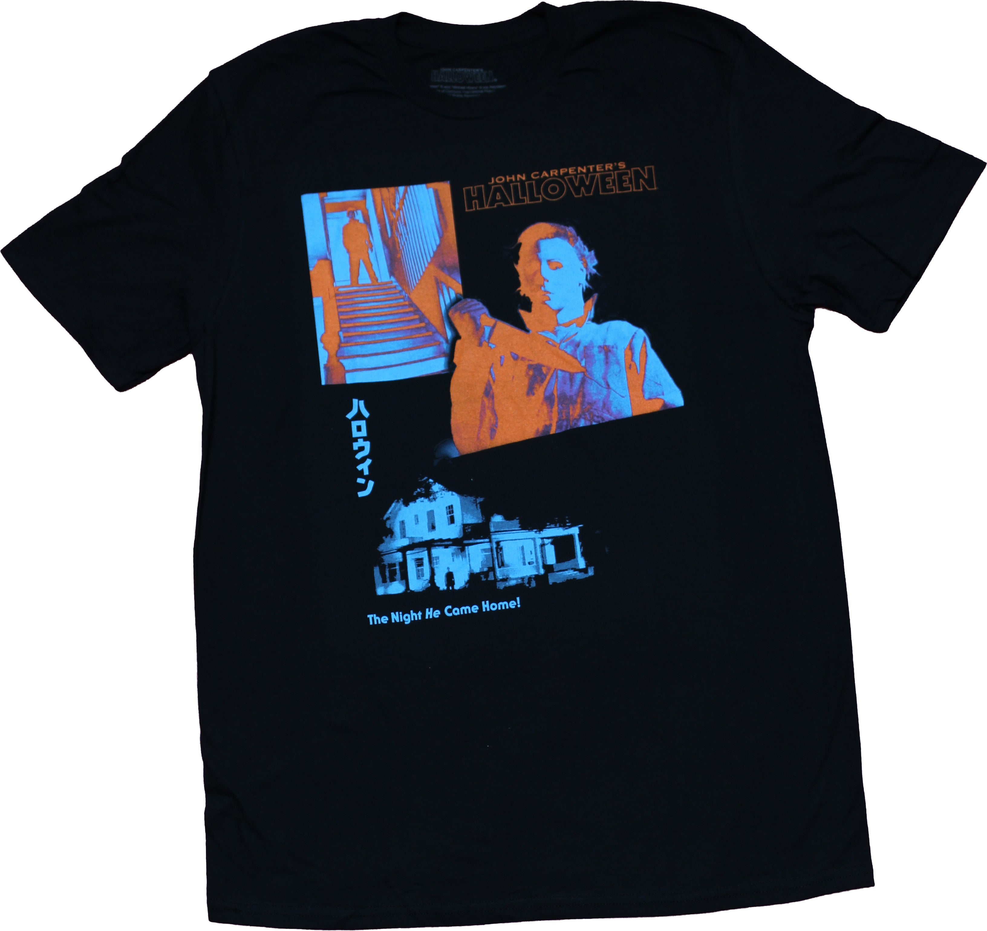 Halloween Mens T-Shirt -   Kanji The Night He Came Hoodie, Sweatshirt | CiraTrend.com