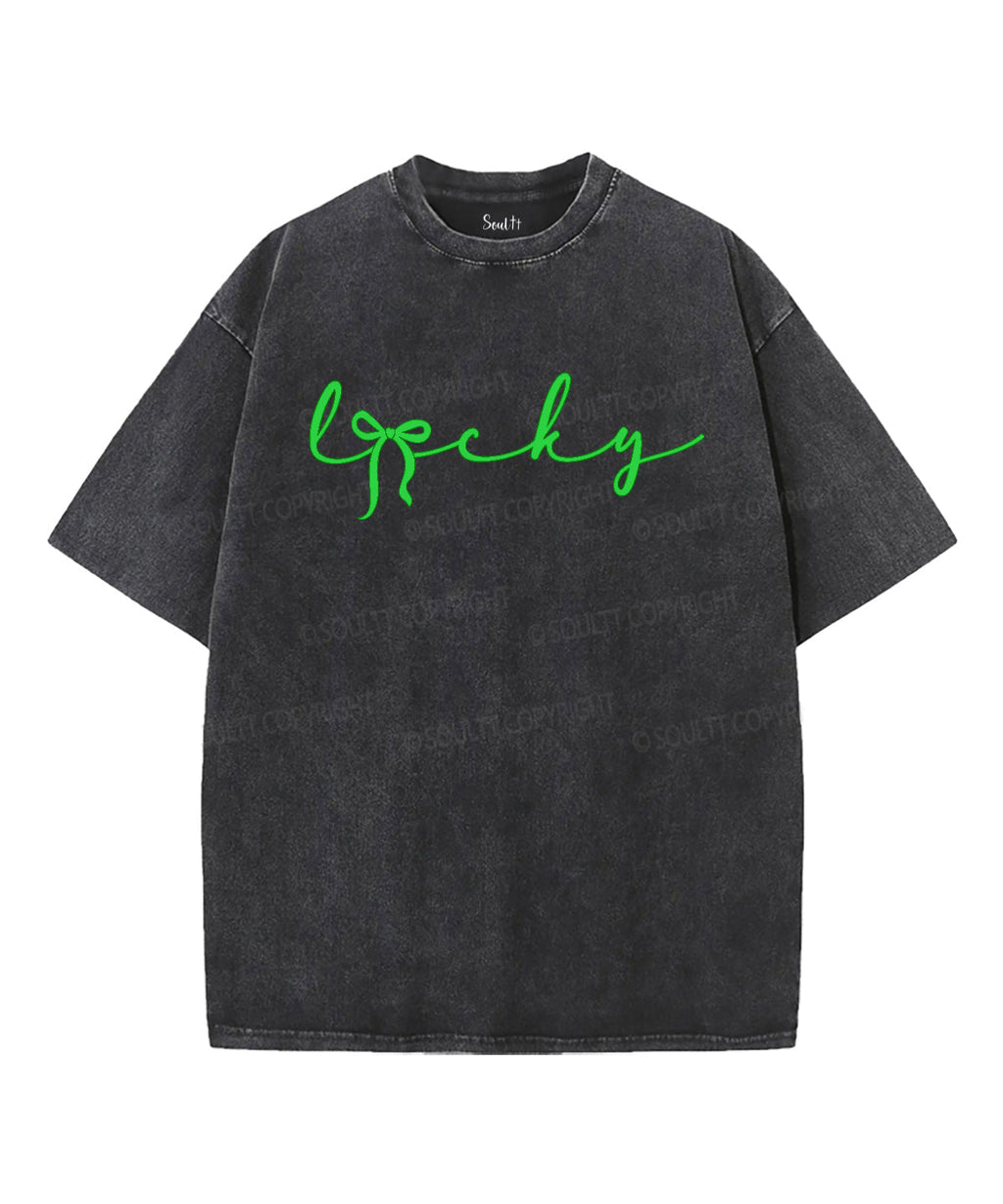 Be Lucky Unisex Washed Christian T-shirt Hoodie, Sweatshirt | CiraTrend.com (Image 2)