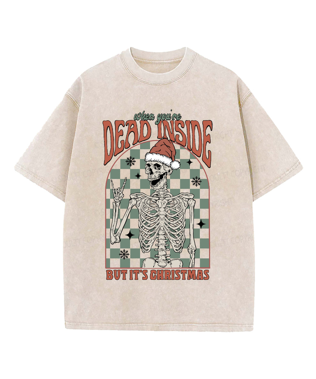 When You're Dead Inside Washed Christian T-shirt Hoodie, Sweatshirt | CiraTrend.com (Image 2)
