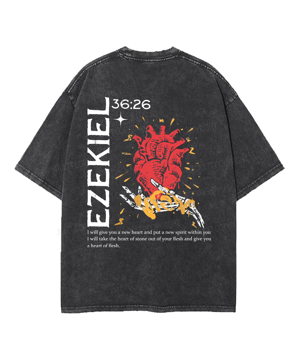 I Will Give You New Hear Double Sided Washed Christian T-Shirts, Hoodie, Sweatshirt