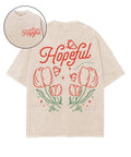 Hopeful Double Sided Washed Christian T-Shirts, Hoodie, Sweatshirt