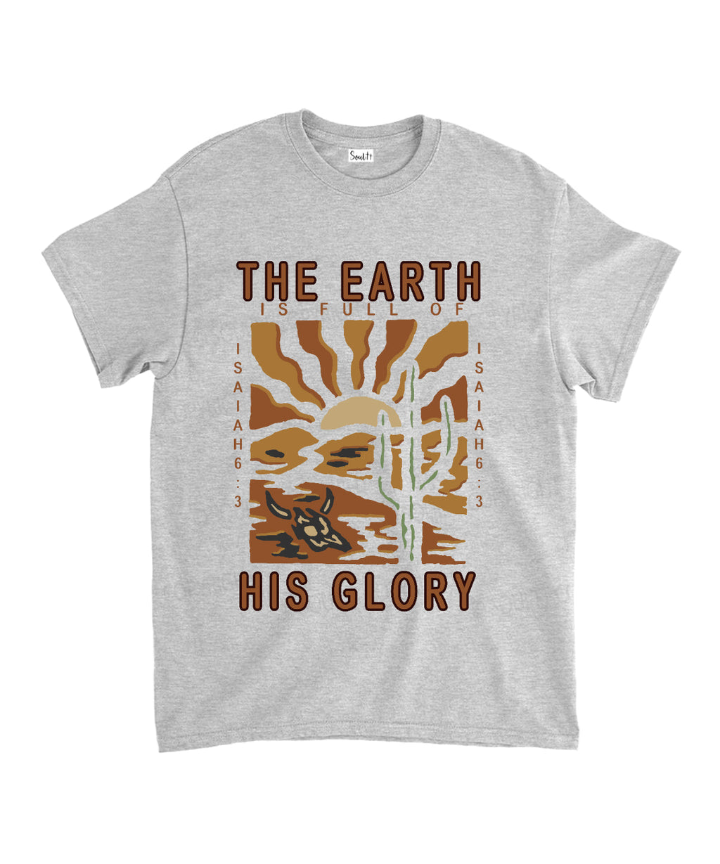 The Earth Is Full Of His Glory Unisex Cotton Christian T-Shirt Style004 Hoodie, Sweatshirt | CiraTrend.com (Image 3)