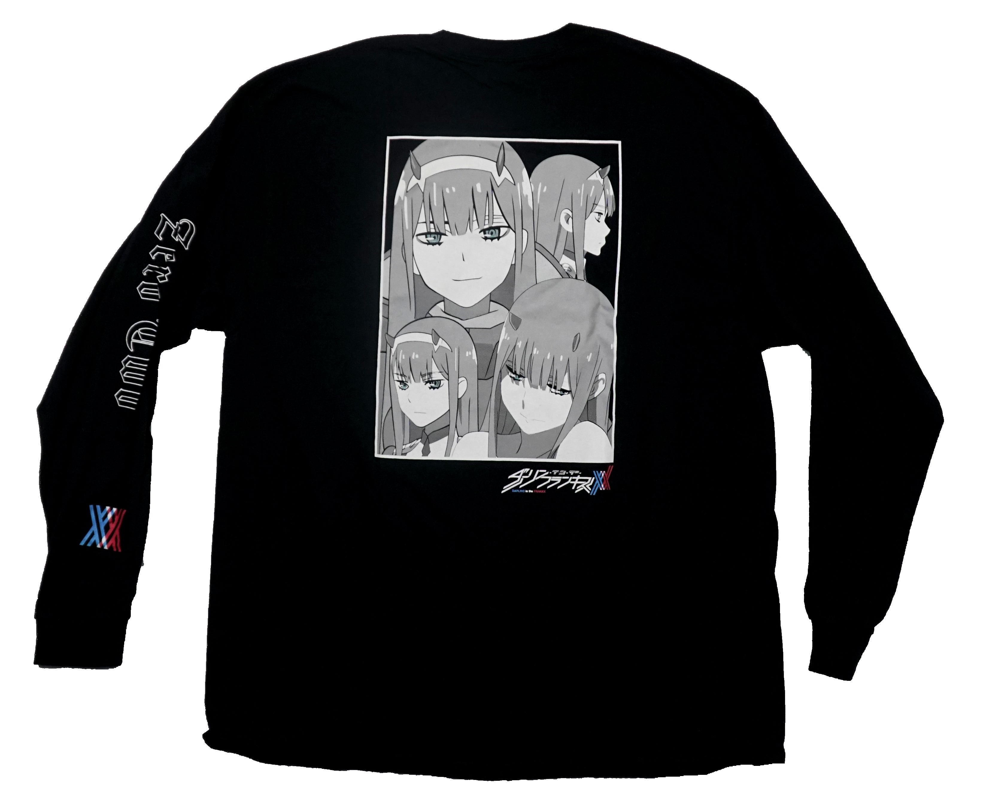 Darling in the Franxx Mens T-Shirt - Lapel Logo Zero Two On Back Name Hoodie, Sweatshirt | CiraTrend.com (Image 2)