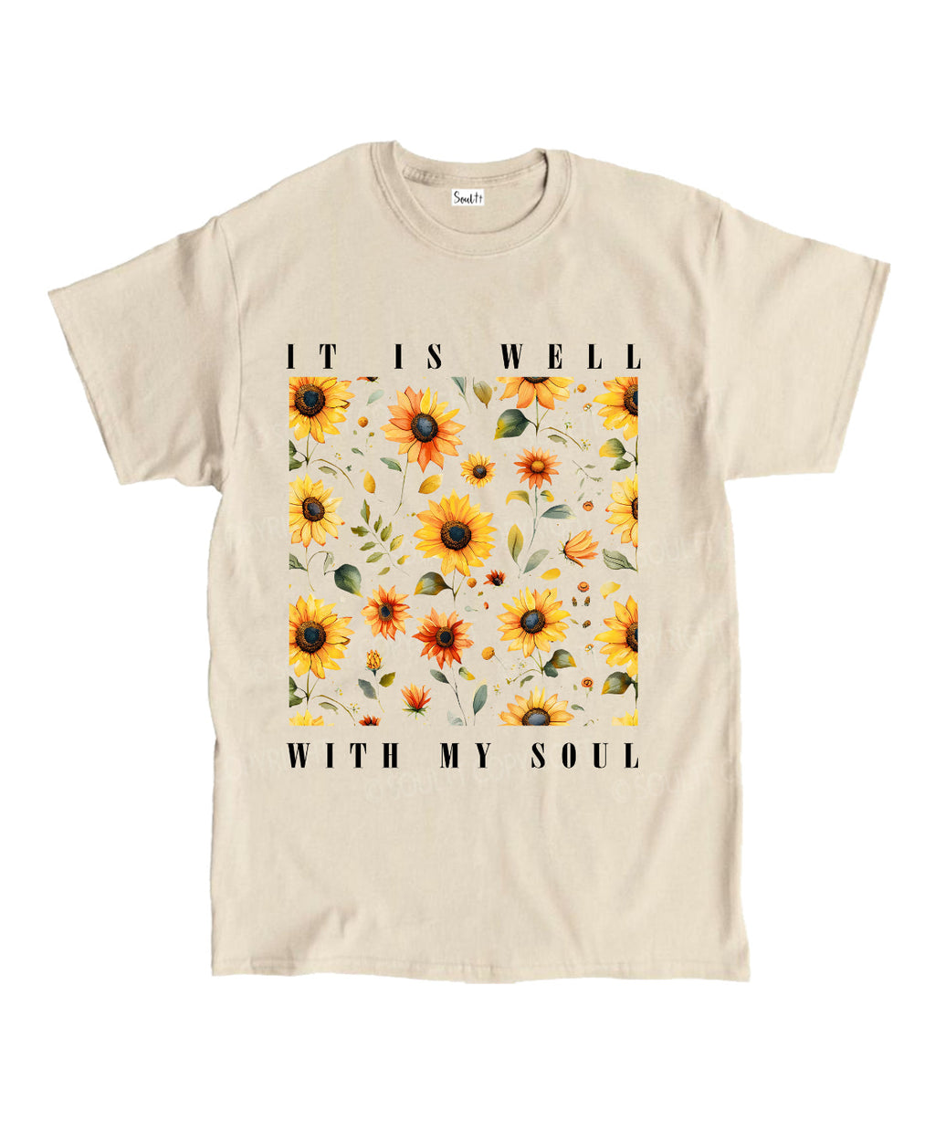 Is Well My Soul Cotton Christian Style004 T-Shirts, Hoodie, Sweatshirt