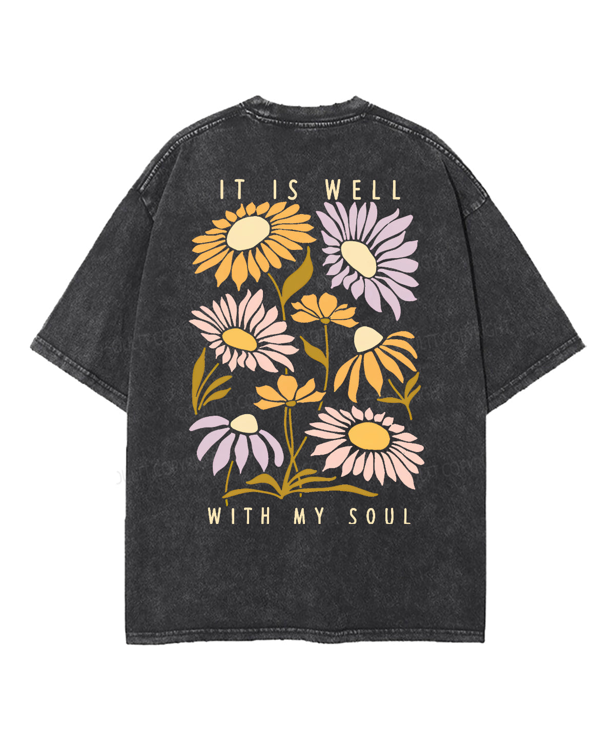 Is Well My Soul Double Sided Washed Christian Style014 T-Shirts, Hoodie, Sweatshirt