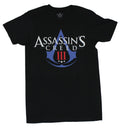 Assassin's Creed III 3 Mens T-Shirt - Blue & Red Game Crest Hoodie, Sweatshirt | CiraTrend.com