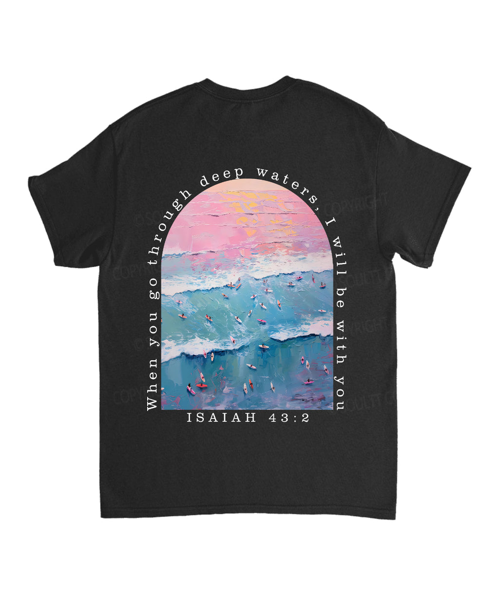 I Will Be With You Double Sided Unisex Cotton Christian T-Shirt Style013 Hoodie, Sweatshirt | CiraTrend.com (Image 5)