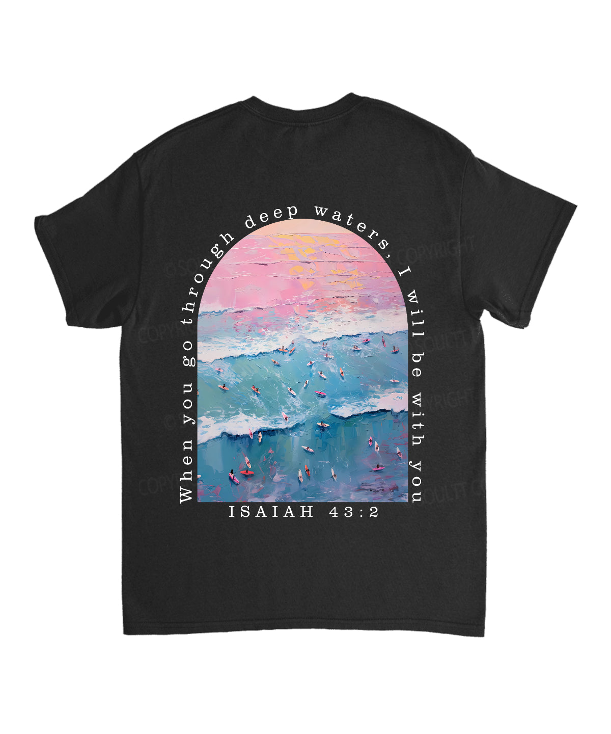 I Will Be With You Double Sided Unisex Cotton Christian T-Shirt Style013 Hoodie, Sweatshirt | CiraTrend.com (Image 5)