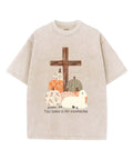 The Lord Is My Shepherd Unisex Washed Christian T-shirt Style005 Hoodie, Sweatshirt | CiraTrend.com (Image 1)