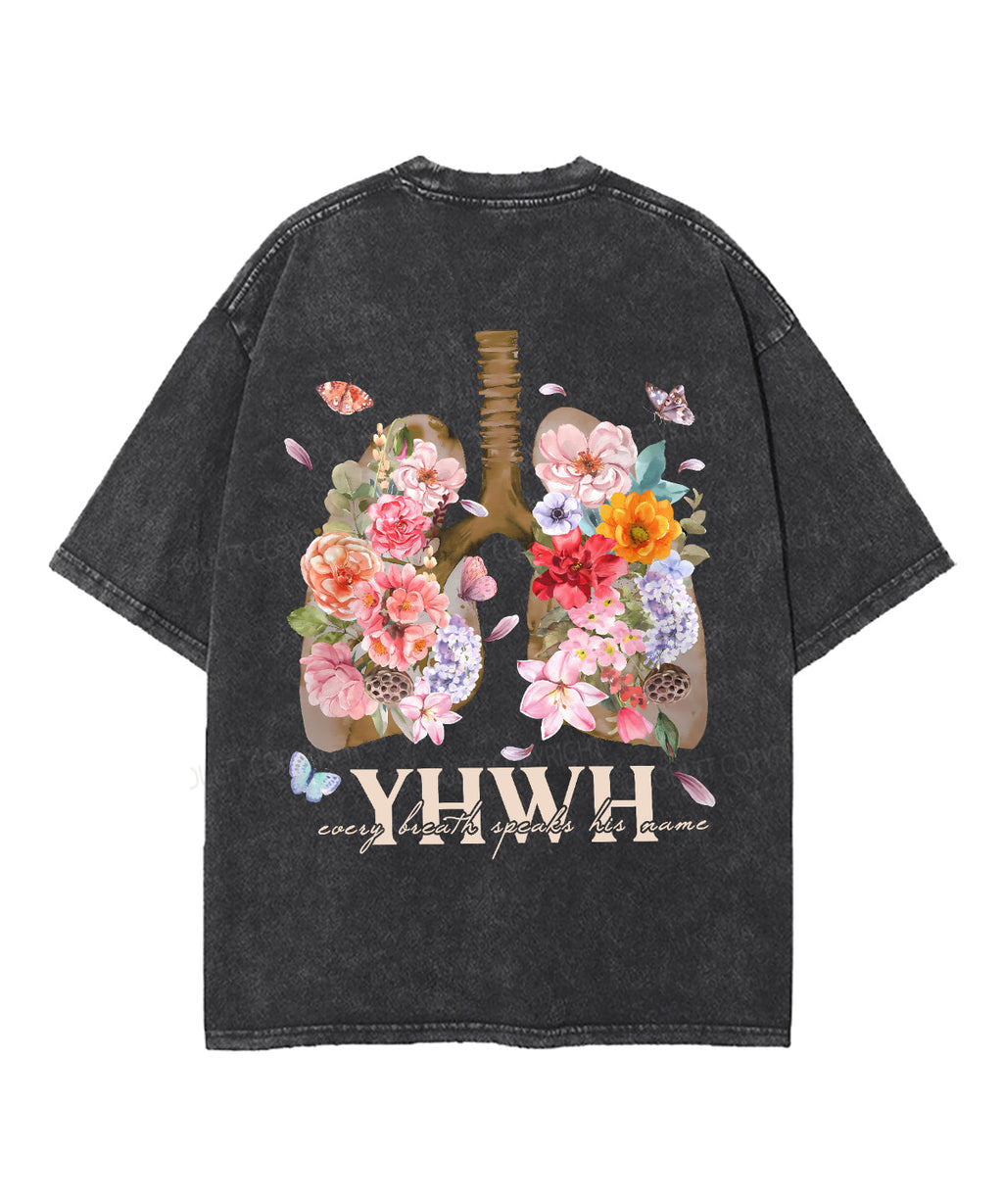 Every Breath Speaks His Name Double Sided Washed Christian Style003 T-Shirts, Hoodie, Sweatshirt
