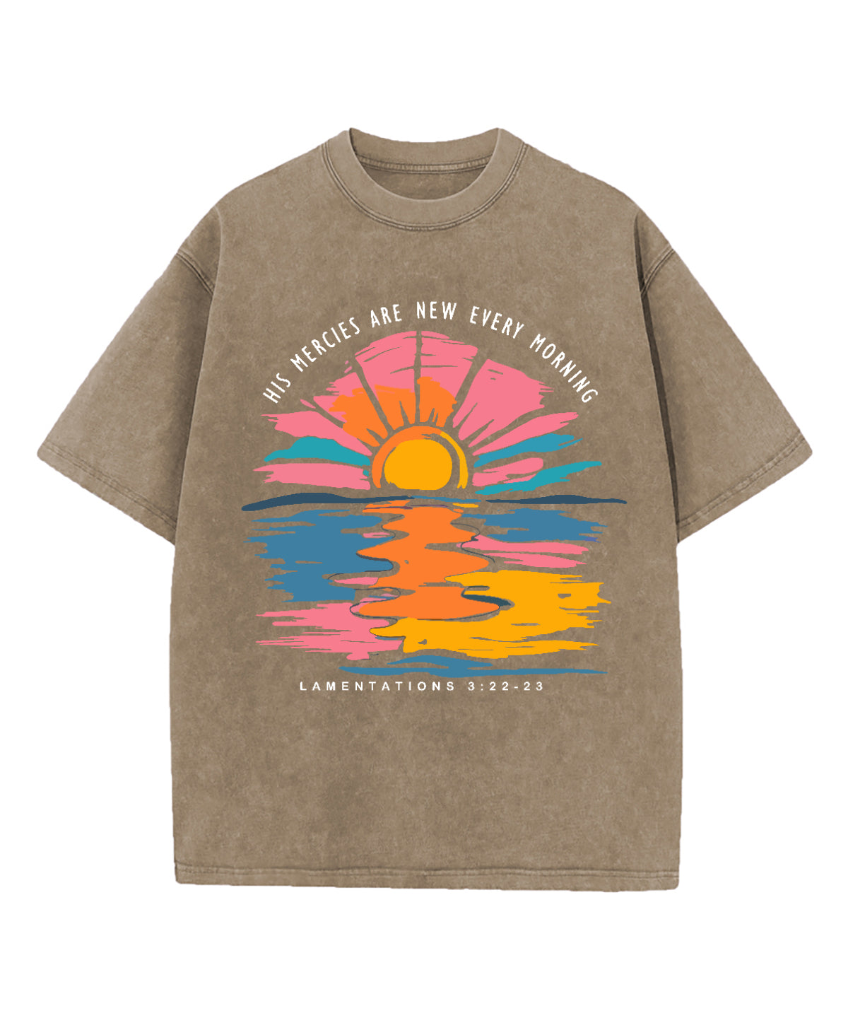 His Mercies Are New Washed Christian Style002 T-Shirts, Hoodie, Sweatshirt