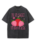 To Trust In Jesus Washed Christian T-shirt Hoodie, Sweatshirt | CiraTrend.com (Image 1)