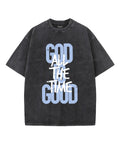 God Is Good All The Time Unisex Washed Christian T-shirt Hoodie, Sweatshirt | CiraTrend.com (Image 1)