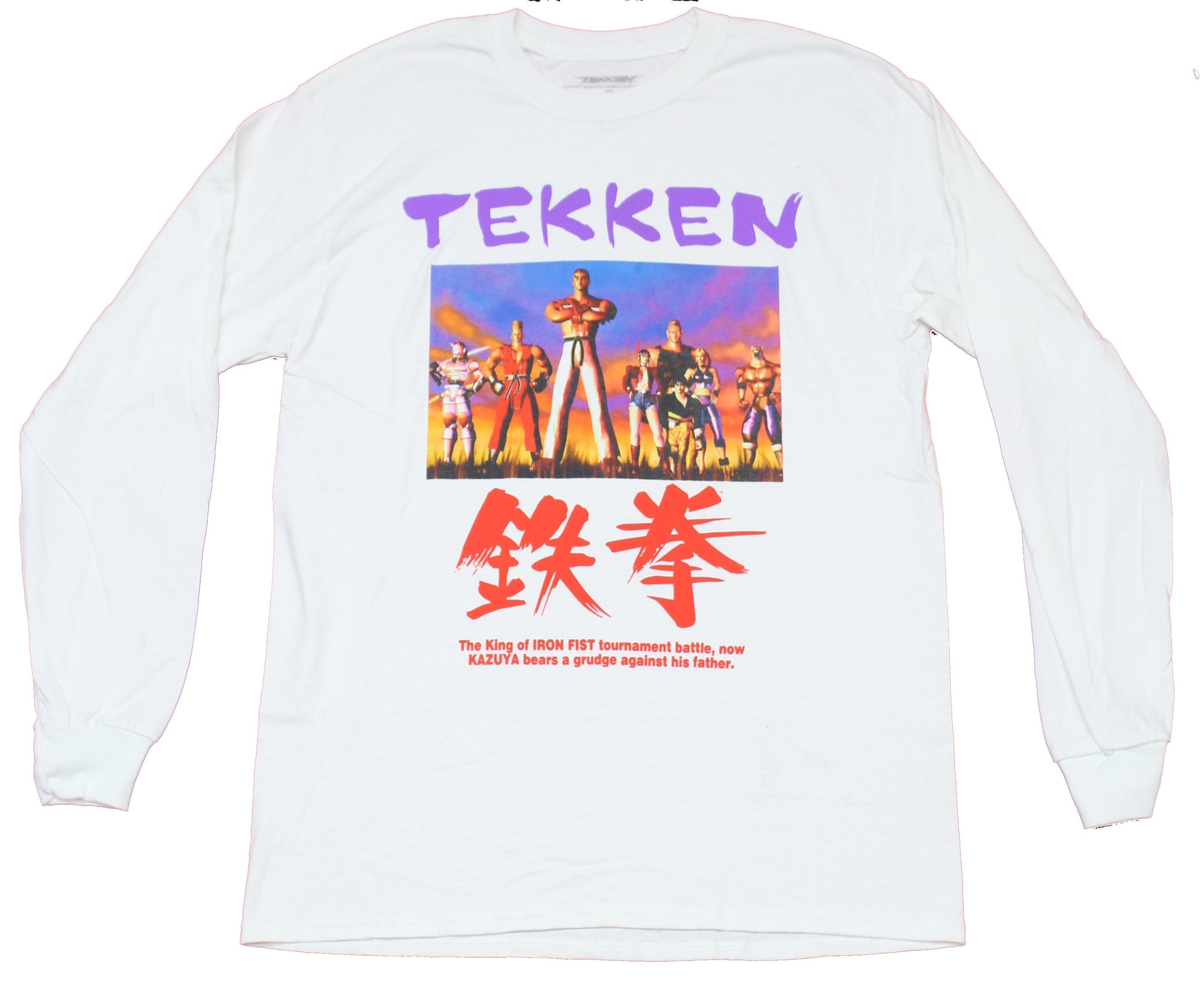 Tekken Long Sleeve Mens T-Shirt - King of Iron Fist Photo Box Hoodie, Sweatshirt | CiraTrend.com
