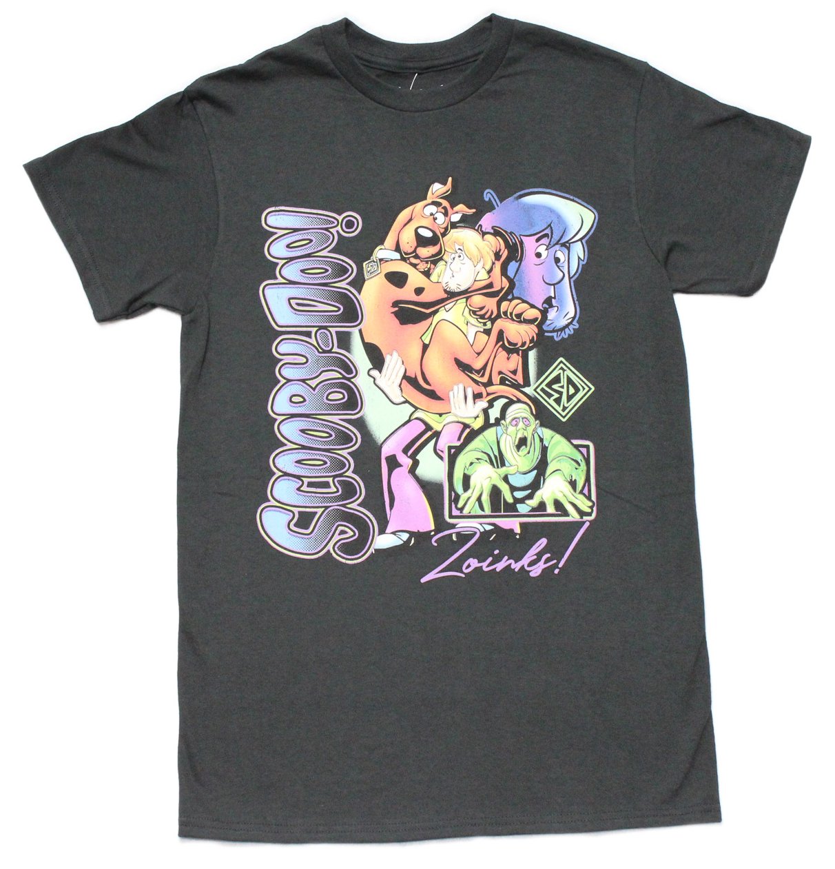 Scooby Doo Mens T-Shirt - Shaggy Holding Scooby Doo Zoinks! Hoodie, Sweatshirt | CiraTrend.com