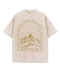 Give It To God Unisex Washed Christian T-shirt Style001 Hoodie, Sweatshirt | CiraTrend.com (Image 1)