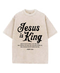 Jesus Is King Unisex Washed Christian T-shirt Style002 Hoodie, Sweatshirt | CiraTrend.com (Image 1)