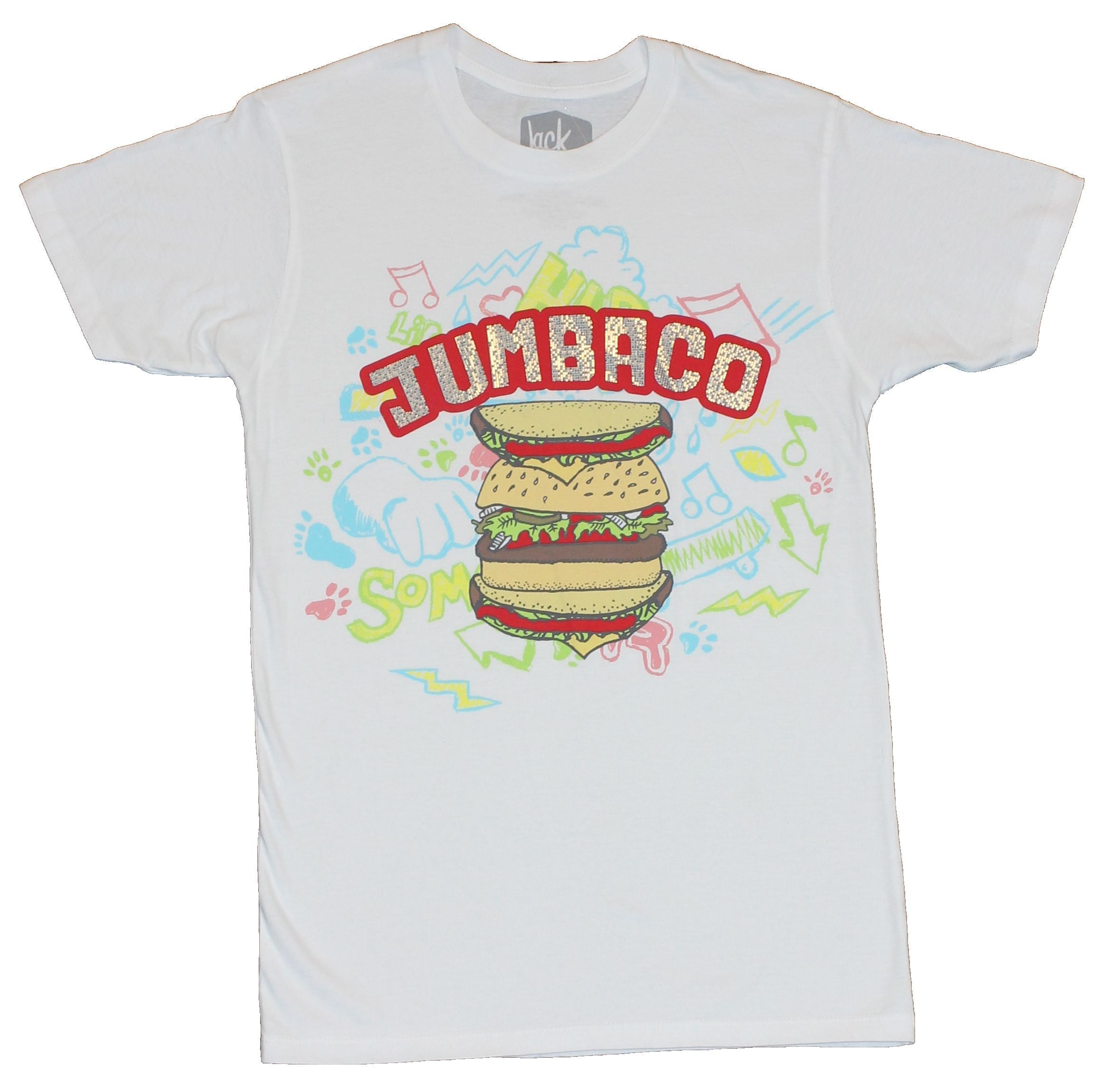 Jack in The Box (Fast Food Resturant) Mens T-Shirt  - Jumbaco Giant Huge Bur Hoodie, Sweatshirt | CiraTrend.com