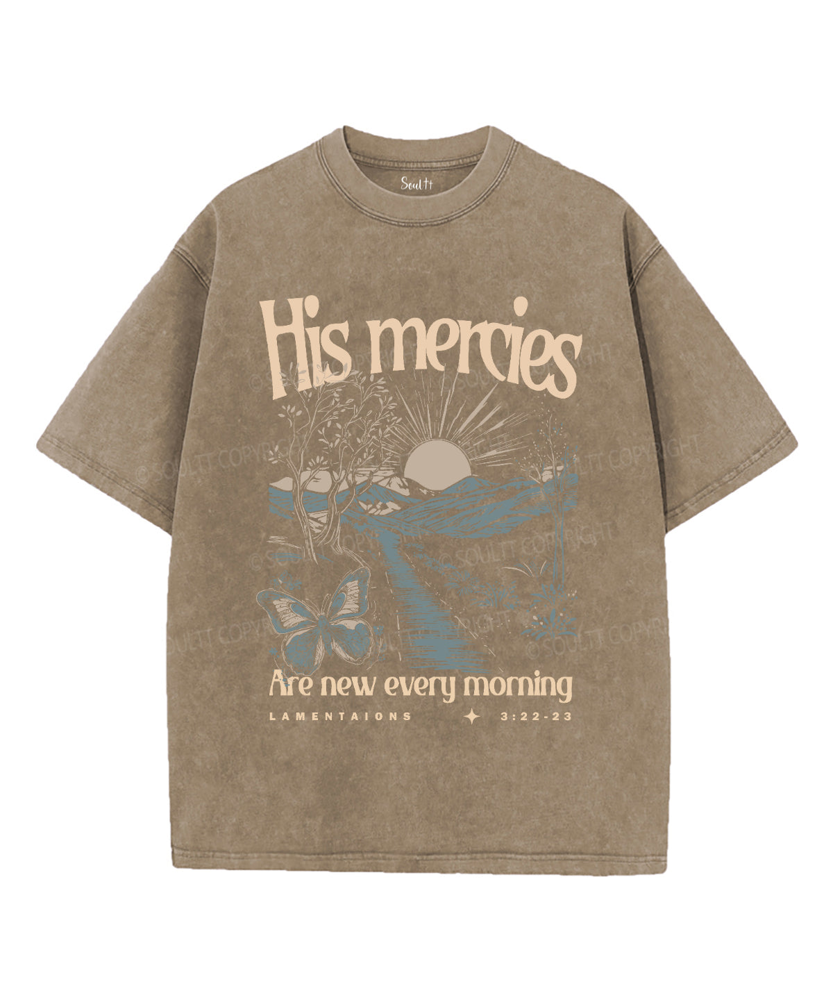 His Mercies Are New Washed Christian Style003 T-Shirts, Hoodie, Sweatshirt