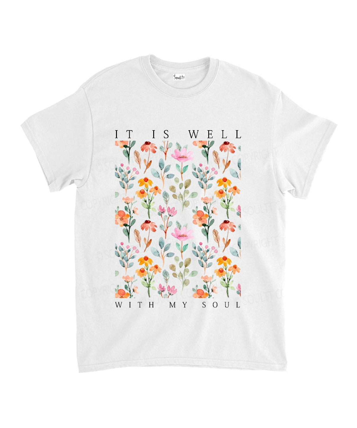Is Well My Soul Cotton Christian Style002 T-Shirts, Hoodie, Sweatshirt