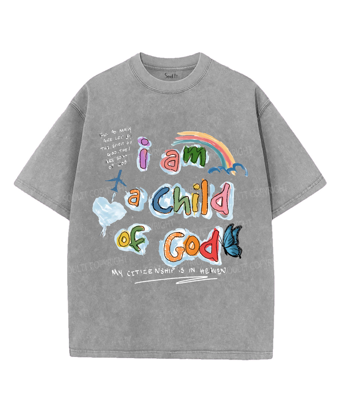 I Am Child God Washed Christian Style001 T-Shirts, Hoodie, Sweatshirt