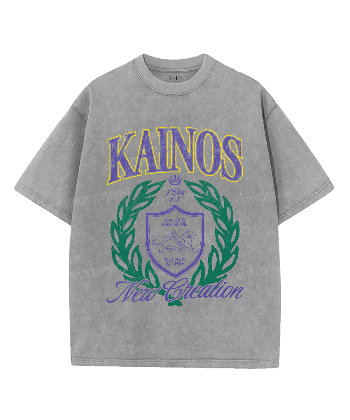 The Old Has Gone Unisex Washed Christian T-shirt Hoodie, Sweatshirt | CiraTrend.com (Image 3)