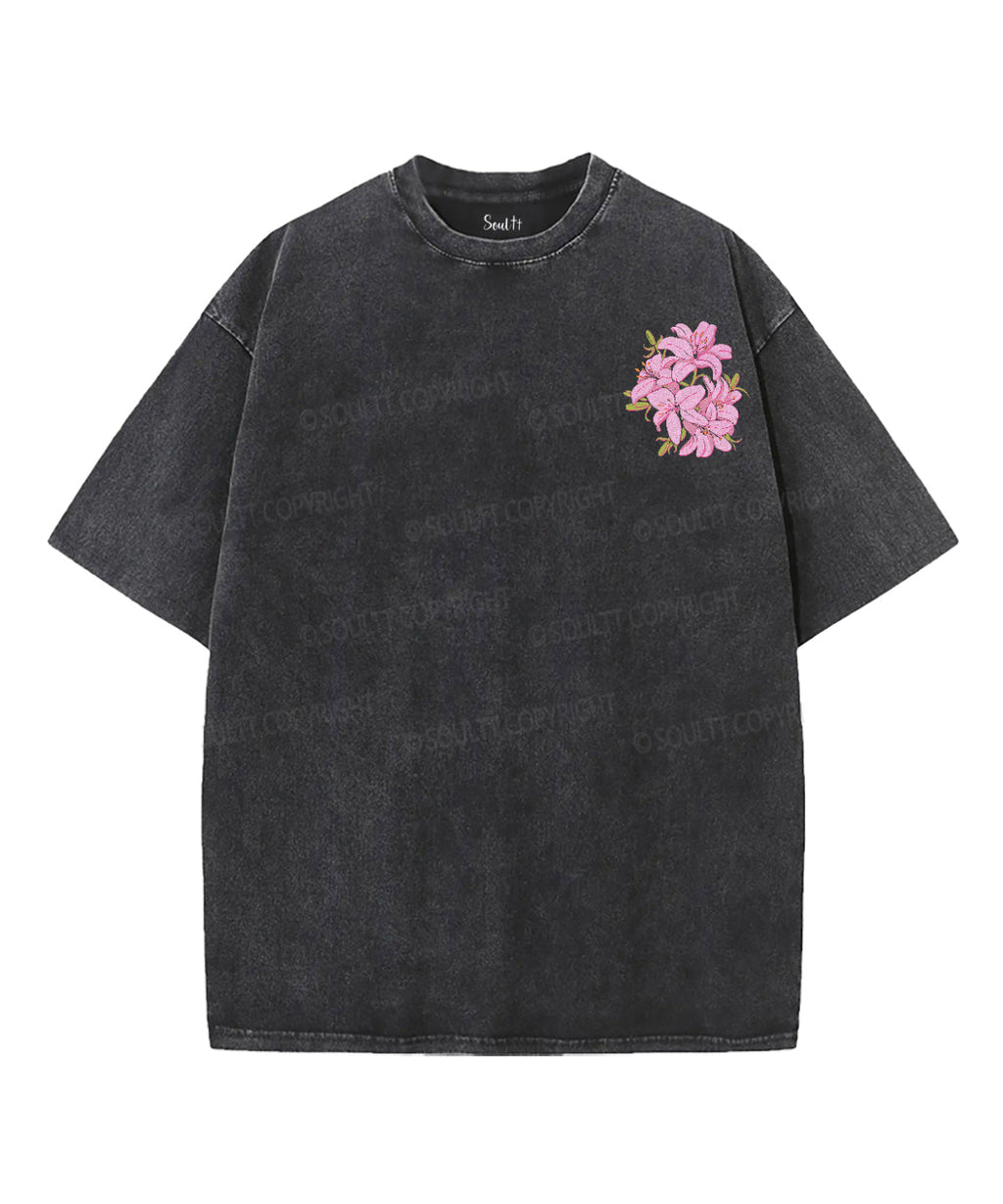 Consider The Lilies Double Sided Unisex Washed Christian T-shirt Style001 Hoodie, Sweatshirt | CiraTrend.com (Image 2)