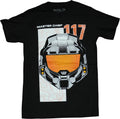 Halo Mens T-Shirt - Master Chief 117 Mask Image Hoodie, Sweatshirt | CiraTrend.com