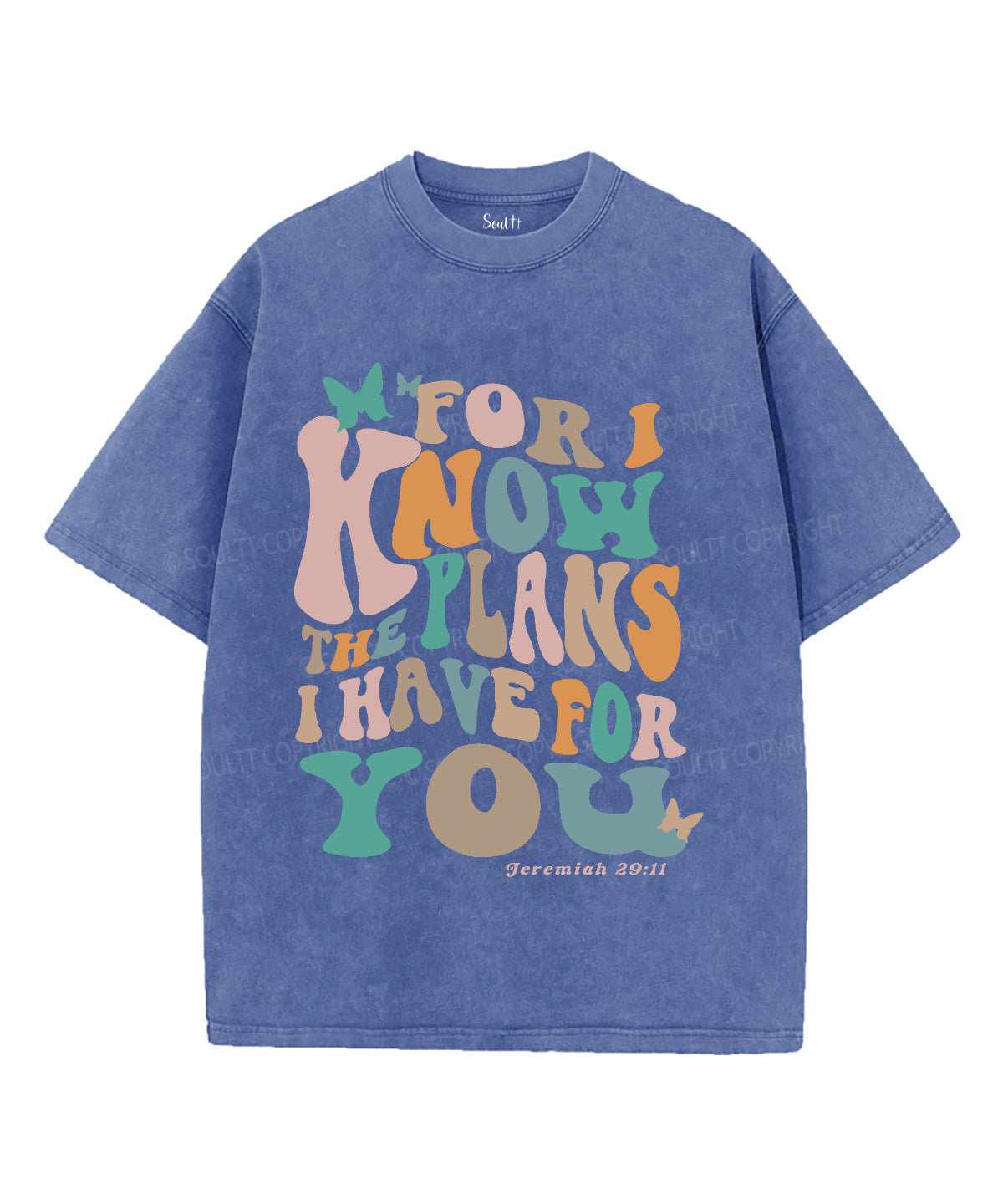 The Plan I Have For You Unisex Washed Christian T-shirt Hoodie, Sweatshirt | CiraTrend.com (Image 3)