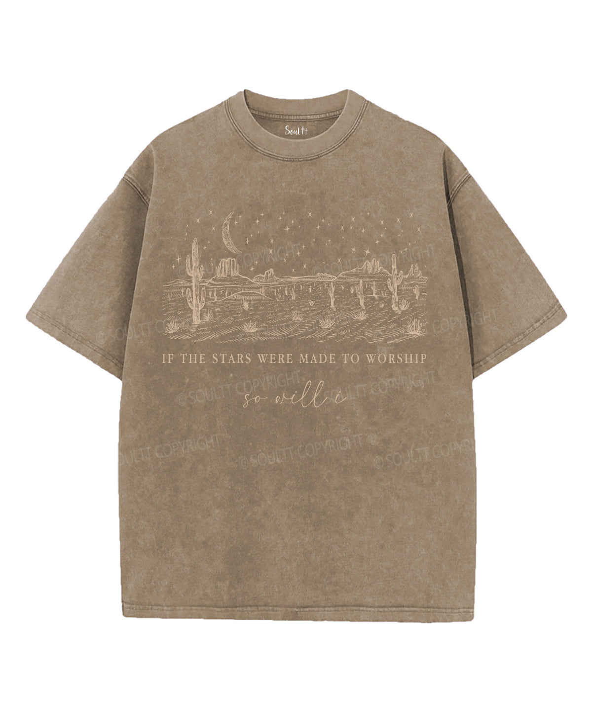 So Will I Unisex Washed Christian T-shirt Style001 Hoodie, Sweatshirt | CiraTrend.com (Image 5)