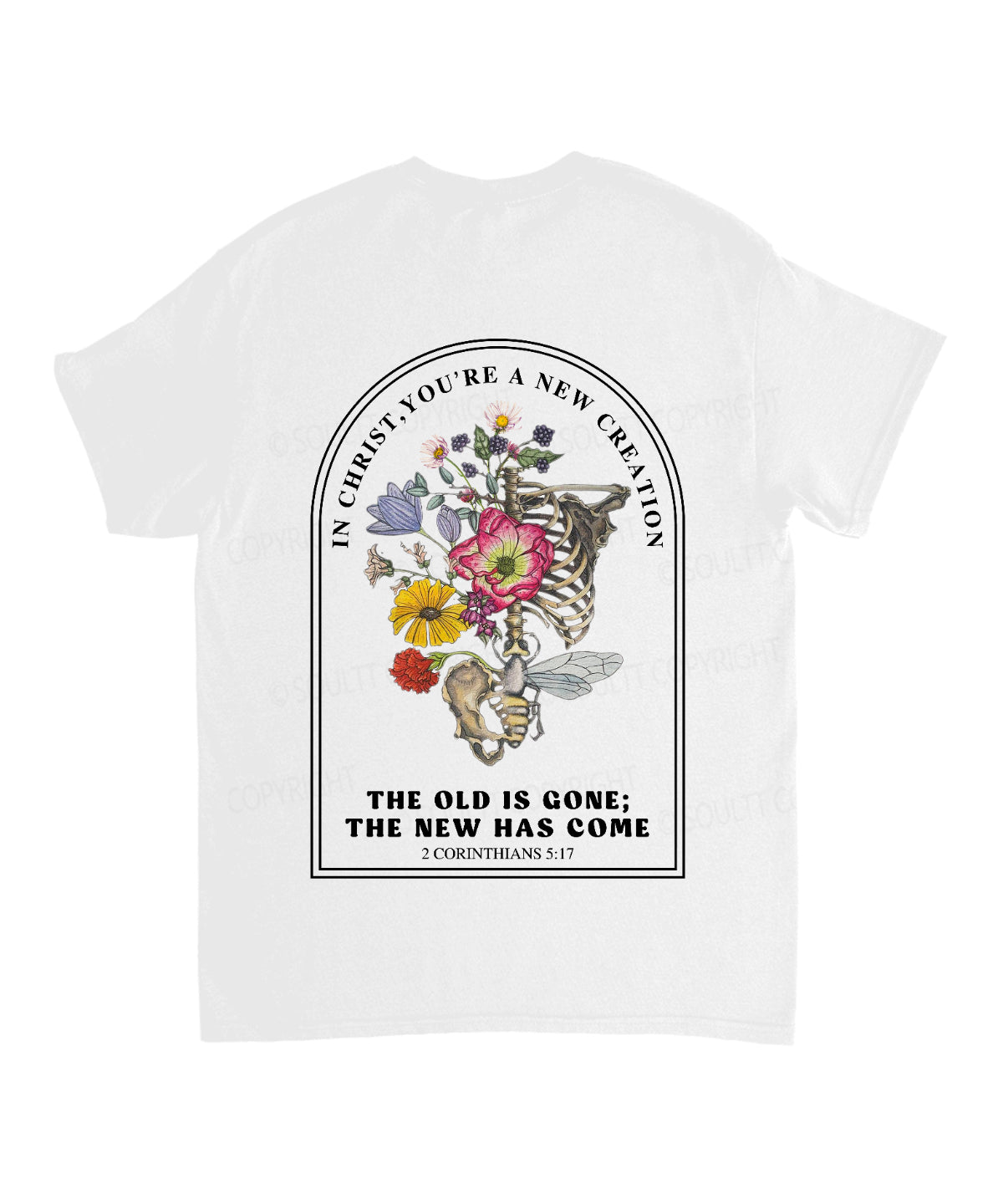 The Old Is Gone Double Sided Unisex Cotton Christian T-Shirt Hoodie, Sweatshirt | CiraTrend.com (Image 3)