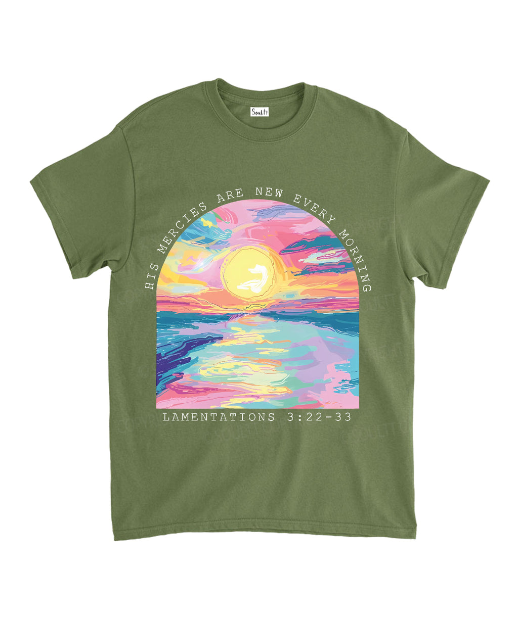 His Mercies Are New Every Morning Unisex Cotton Christian T-Shirt Style001 Hoodie, Sweatshirt | CiraTrend.com (Image 5)