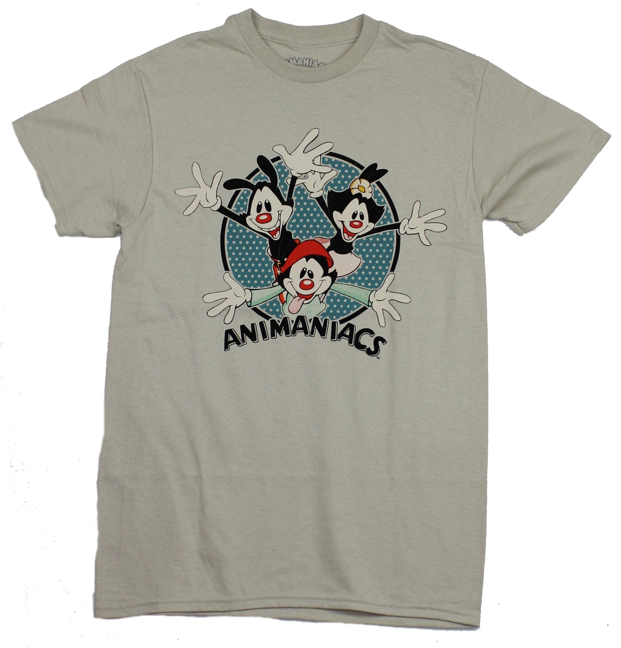 Animaniacs Mens T-Shirt - Jacko Wacko & Dot In Logo Image Hoodie, Sweatshirt | CiraTrend.com