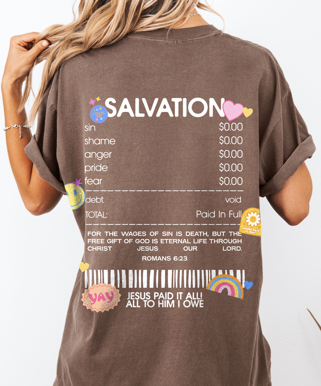 All Glory To God In The Highest Double Sided Washed Christian T-shirt Hoodie, Sweatshirt | CiraTrend.com (Image 1)