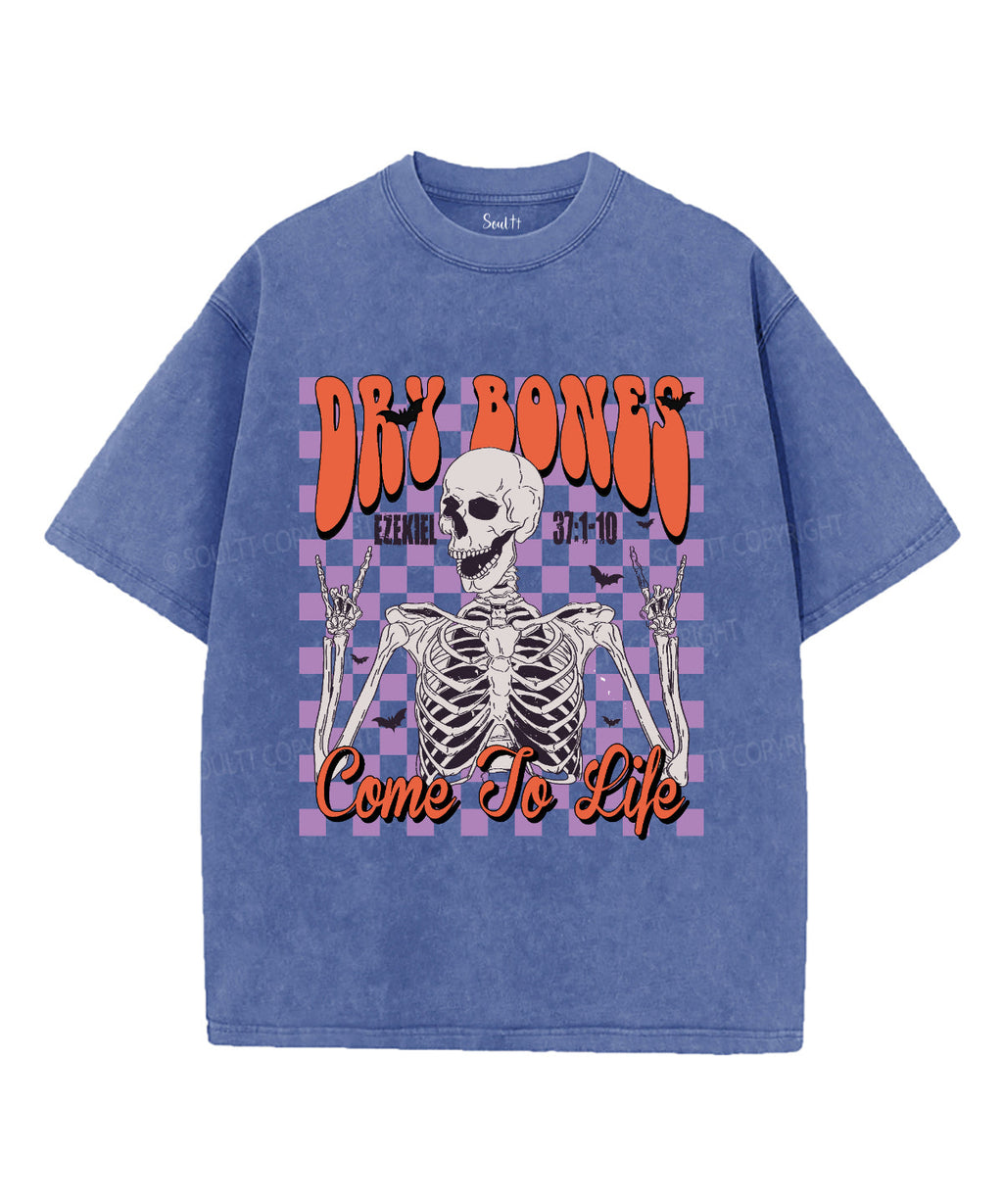 Dry Bones Come To Life Unisex Washed Christian T-shirt Style002 Hoodie, Sweatshirt | CiraTrend.com (Image 4)