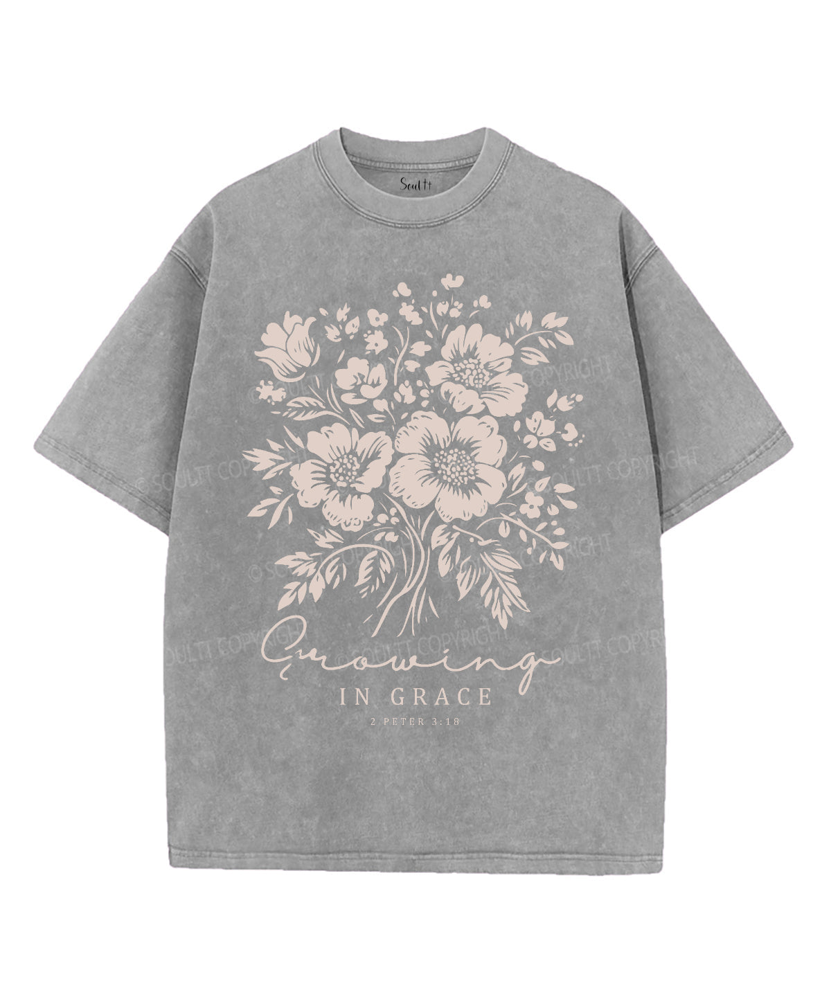 Growing In Grace Washed Christian T-shirt Hoodie, Sweatshirt | CiraTrend.com (Image 4)