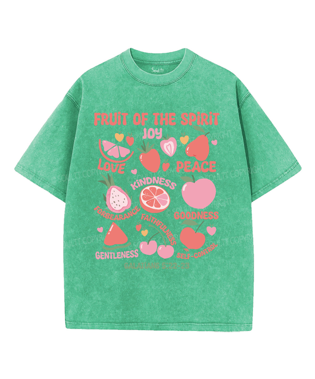 Fruit Of The Spirit Washed Christian T-shirt Style003 Hoodie, Sweatshirt | CiraTrend.com (Image 5)