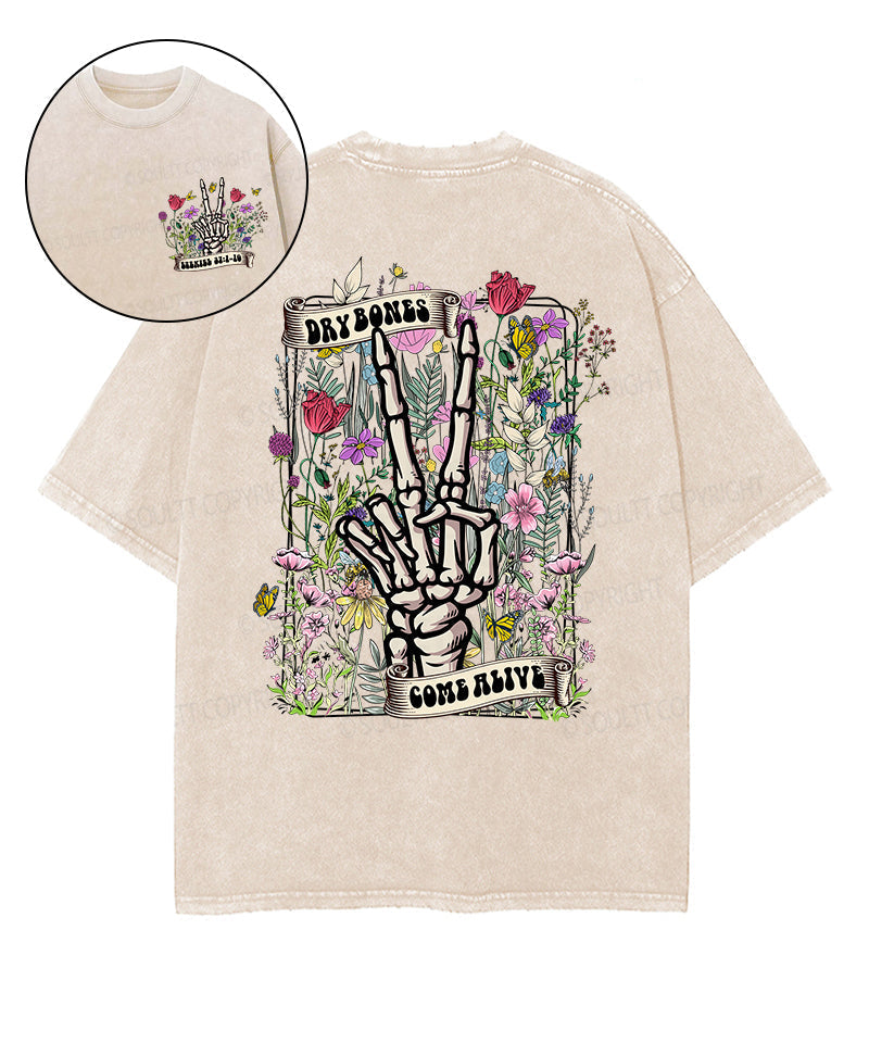 Dry Bones Come Alive Washed Christian Style003 T-Shirts, Hoodie, Sweatshirt