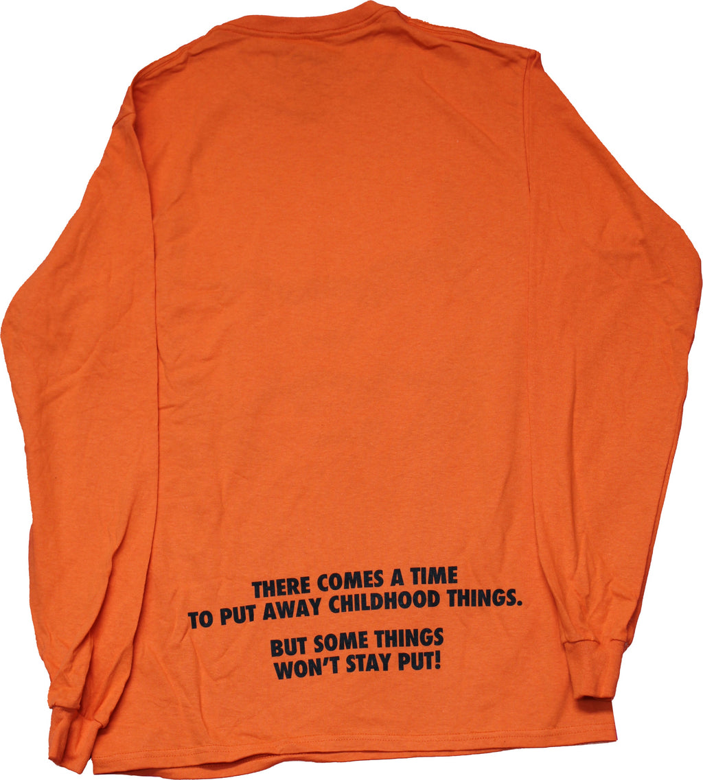 Child's Play Mens Long Sleeve  T-Shirt - Chucky Look Who's Stalking Back Logo Hoodie, Sweatshirt | CiraTrend.com (Image 2)
