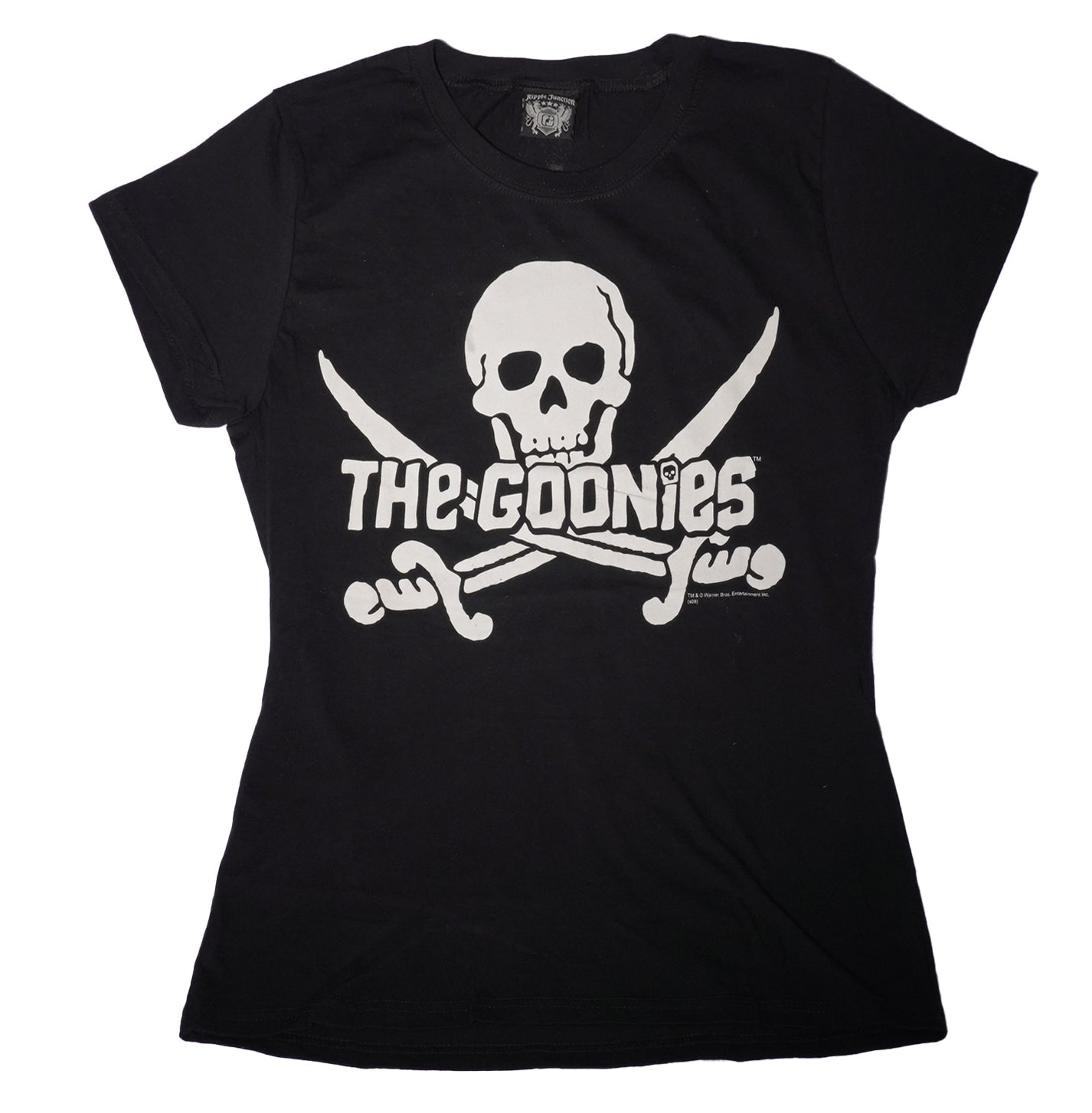The Goonies Girls T-Shirt - Skull Logo Gray Hoodie, Sweatshirt | CiraTrend.com
