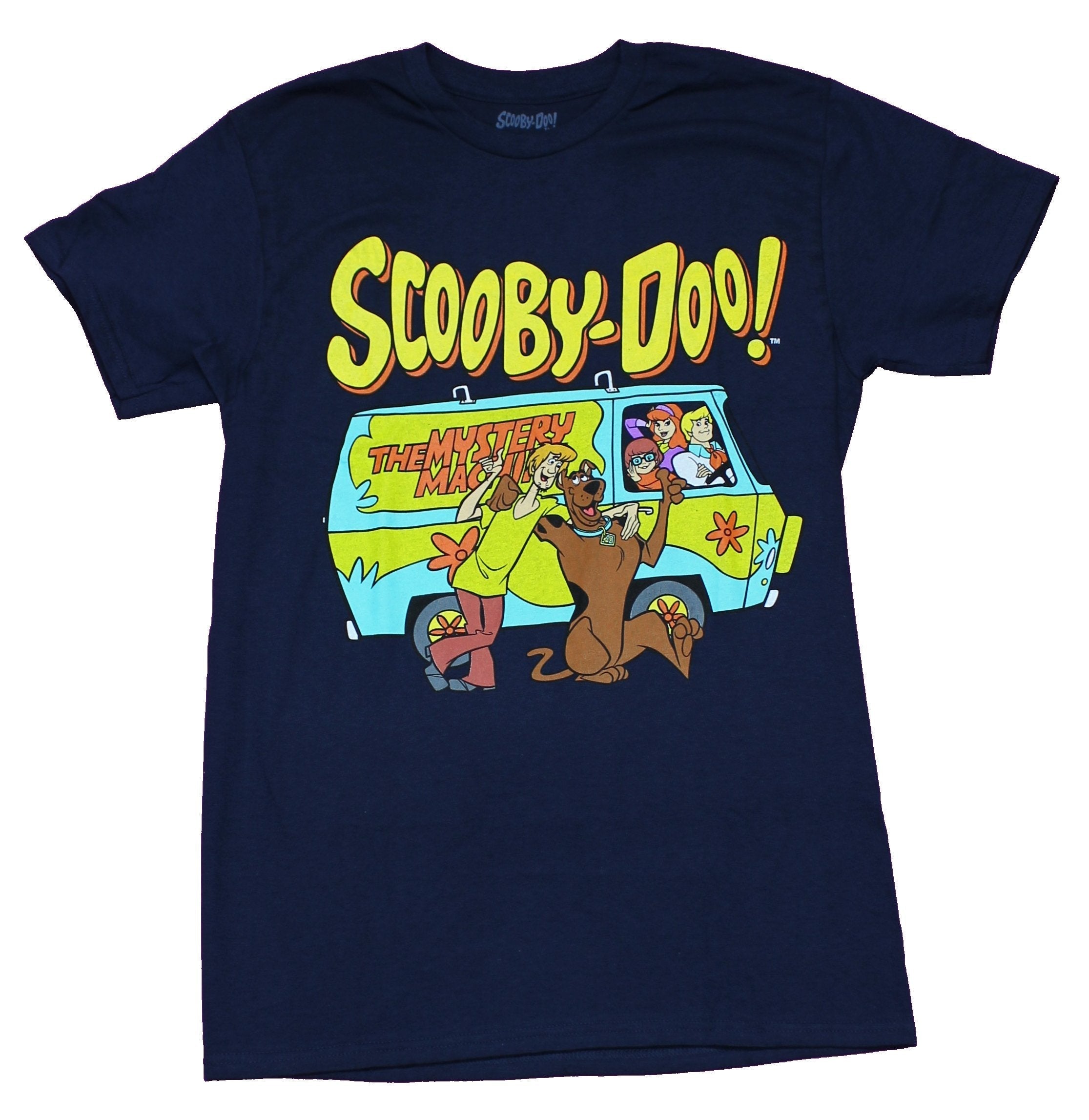 Scooby Doo Mens T-Shirt - Shaggy & Scooby Posed in Front of Van Hoodie, Sweatshirt | CiraTrend.com