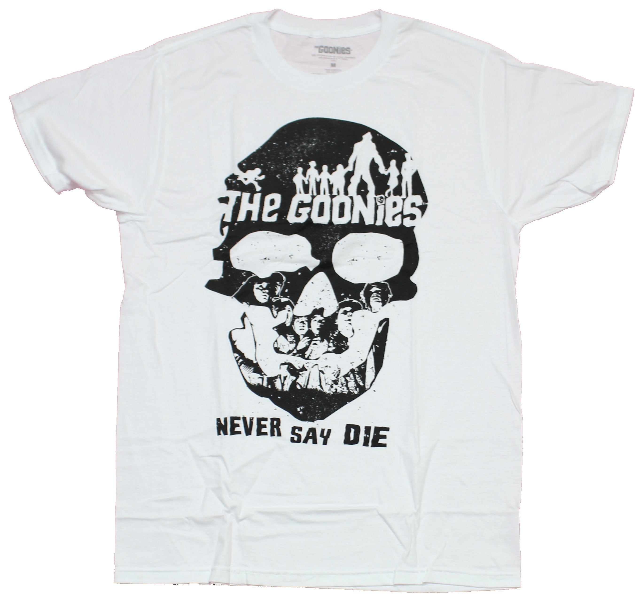 The Goonies Mens T-Shirt - Skull Kids Collage Never Say Die Hoodie, Sweatshirt | CiraTrend.com